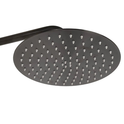 SaniSupreme Inbouw Regendouche Set Creavit Aloni met Handdouche en Wanduitloop Gunmetal Grijs