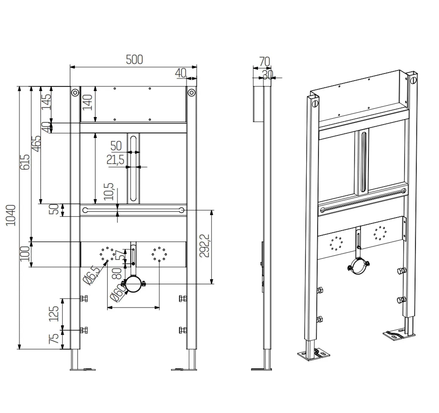 SaniSupreme Inbouwelement Urinoir
