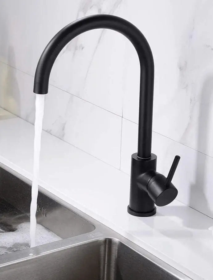 Sanisupreme Keukenkraan Novaro Mat Zwart