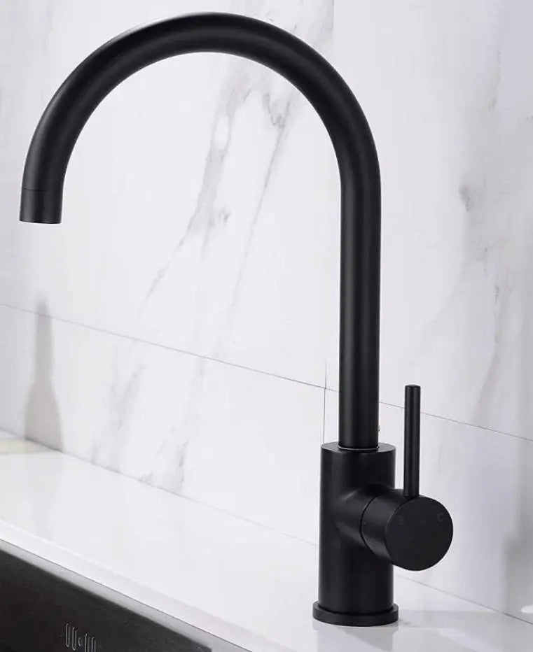 Sanisupreme Keukenkraan Novaro Mat Zwart