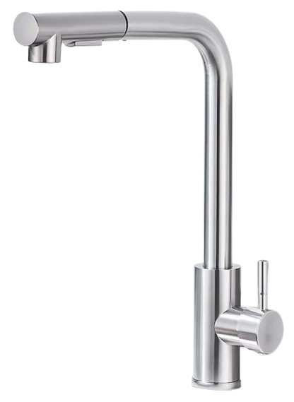 SaniSupreme Keukenmengkraan Aveiro Waterbesparend Uittrekbare Handdouche Geborsteld RVS Sanisupreme