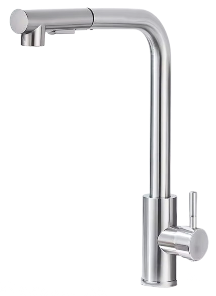 SaniSupreme Keukenmengkraan Aveiro Waterbesparend Uittrekbare Handdouche Geborsteld RVS Sanisupreme