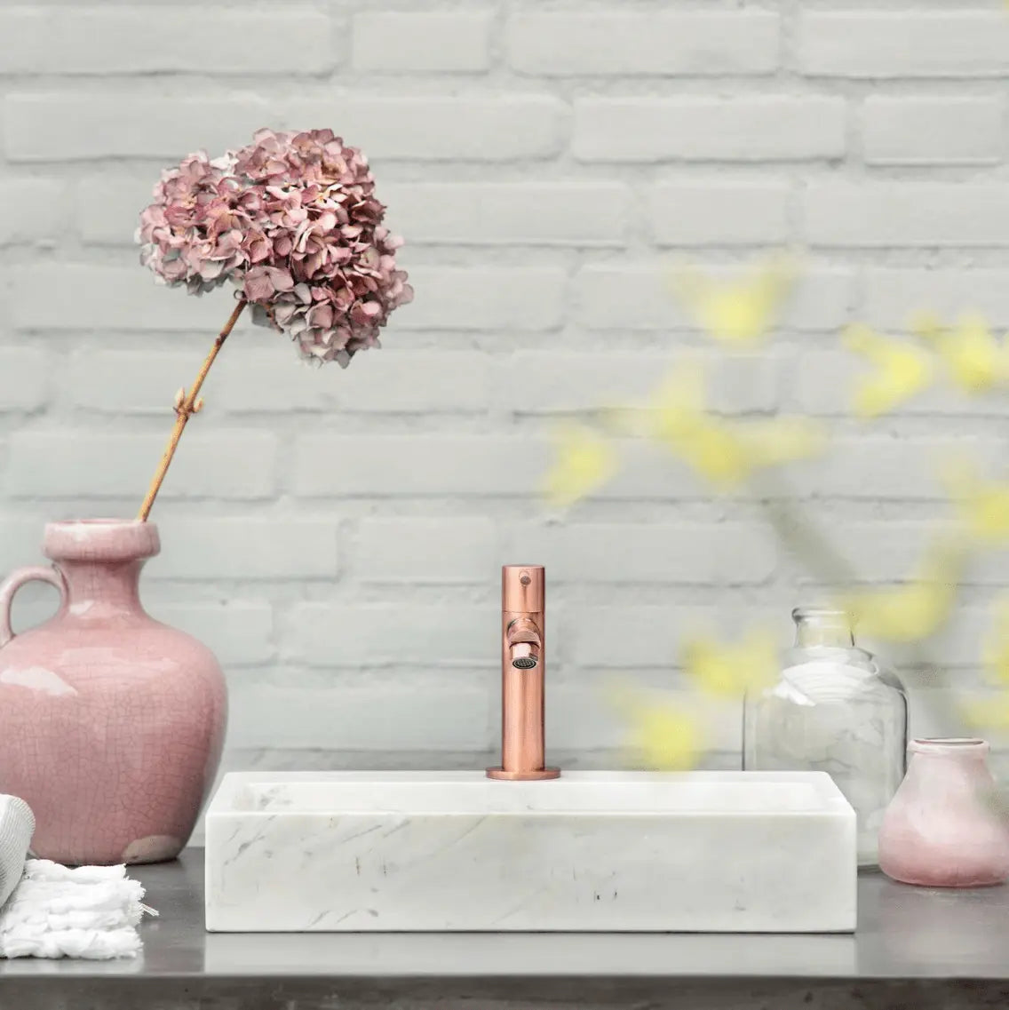 SaniSupreme koper koudwater kraan/fonteinkraan toilet rechte uitloop