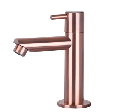 SaniSupreme koper koudwater kraan/fonteinkraan toilet rechte uitloop