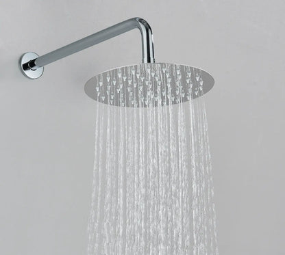 SaniSupreme® Lima inbouw doucheset | handdouche|mengkraan|regendouche (10 inch) | rond |Chroom 2 weg