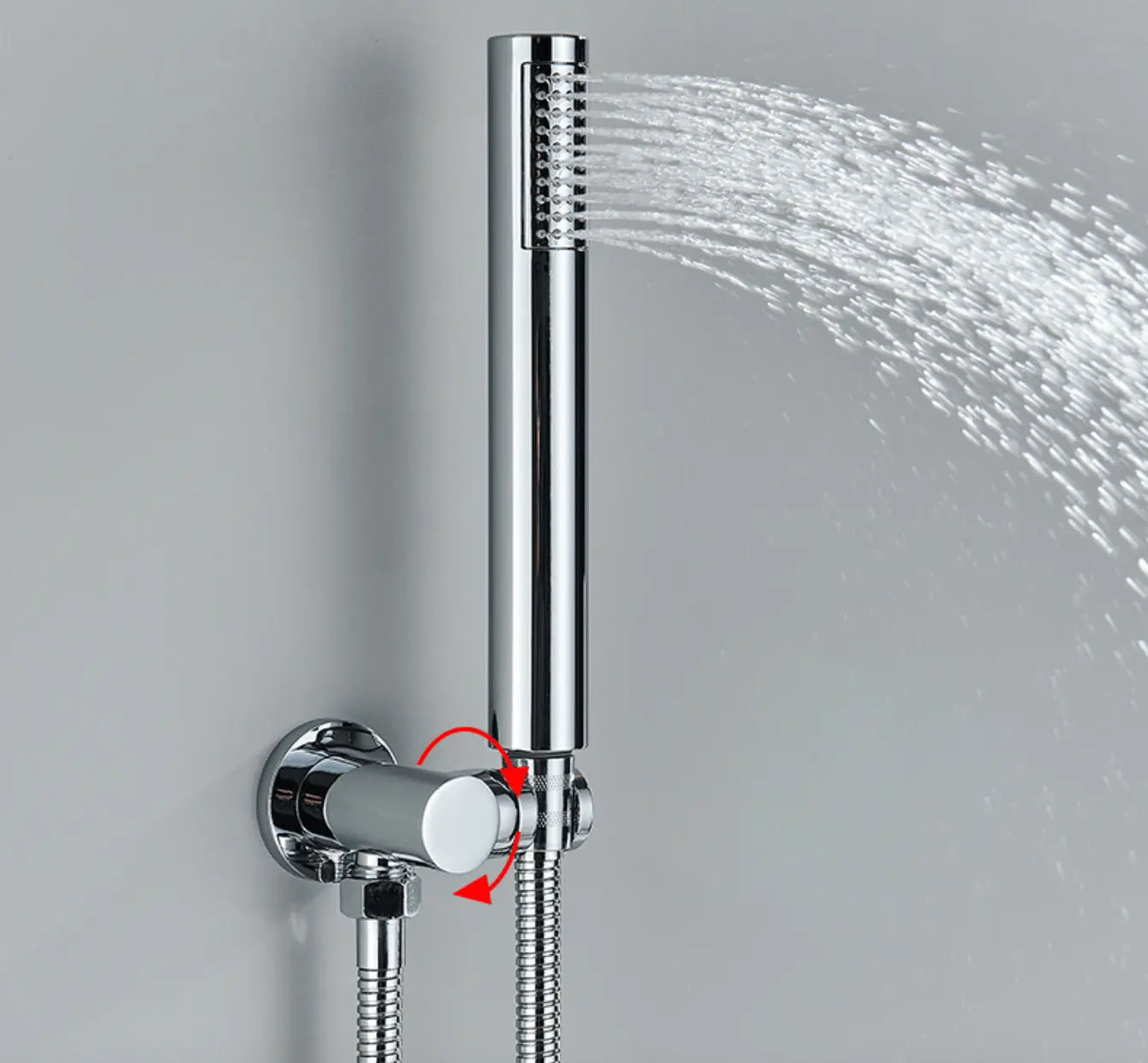 SaniSupreme® Lima inbouw doucheset | handdouche|mengkraan|regendouche (12 inch) | rond |Chroom 2 weg