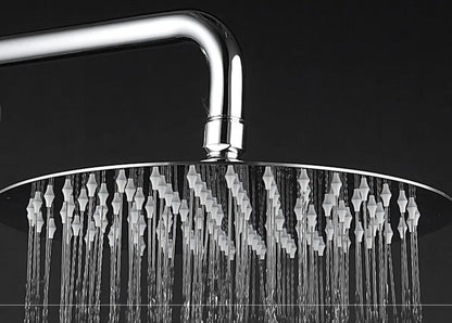 SaniSupreme® Lima inbouw doucheset | handdouche|mengkraan|regendouche (12 inch) | rond |Chroom 2 weg