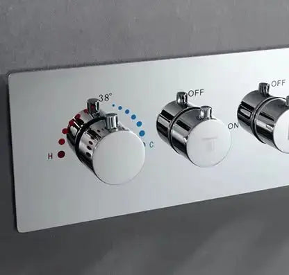 SaniSupreme Manhattan Inbouw Regendouche Mengkraan 3 - weg los chroom glans