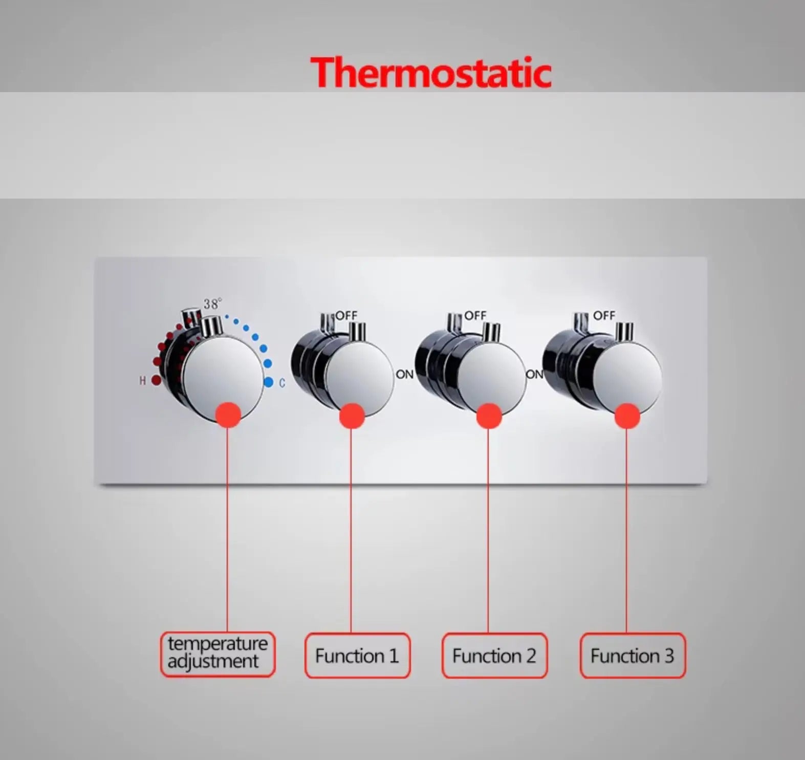 SaniSupreme Manhattan Inbouw Regendouche Mengkraan 3 - weg los chroom glans
