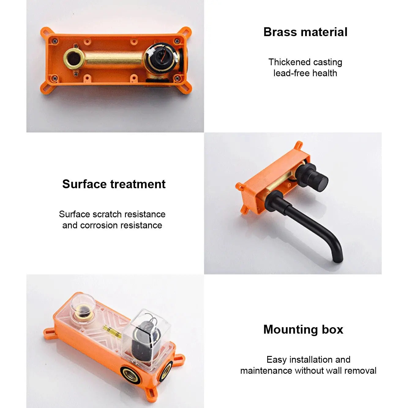 SaniSupreme Manhattan inbouw wastafelkraan mengkraan LCD keramisch Gun Metal