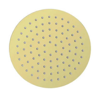 SaniSupreme Manhattan ronde hoofddouche regendouche 30x30 cm. Goud geborsteld