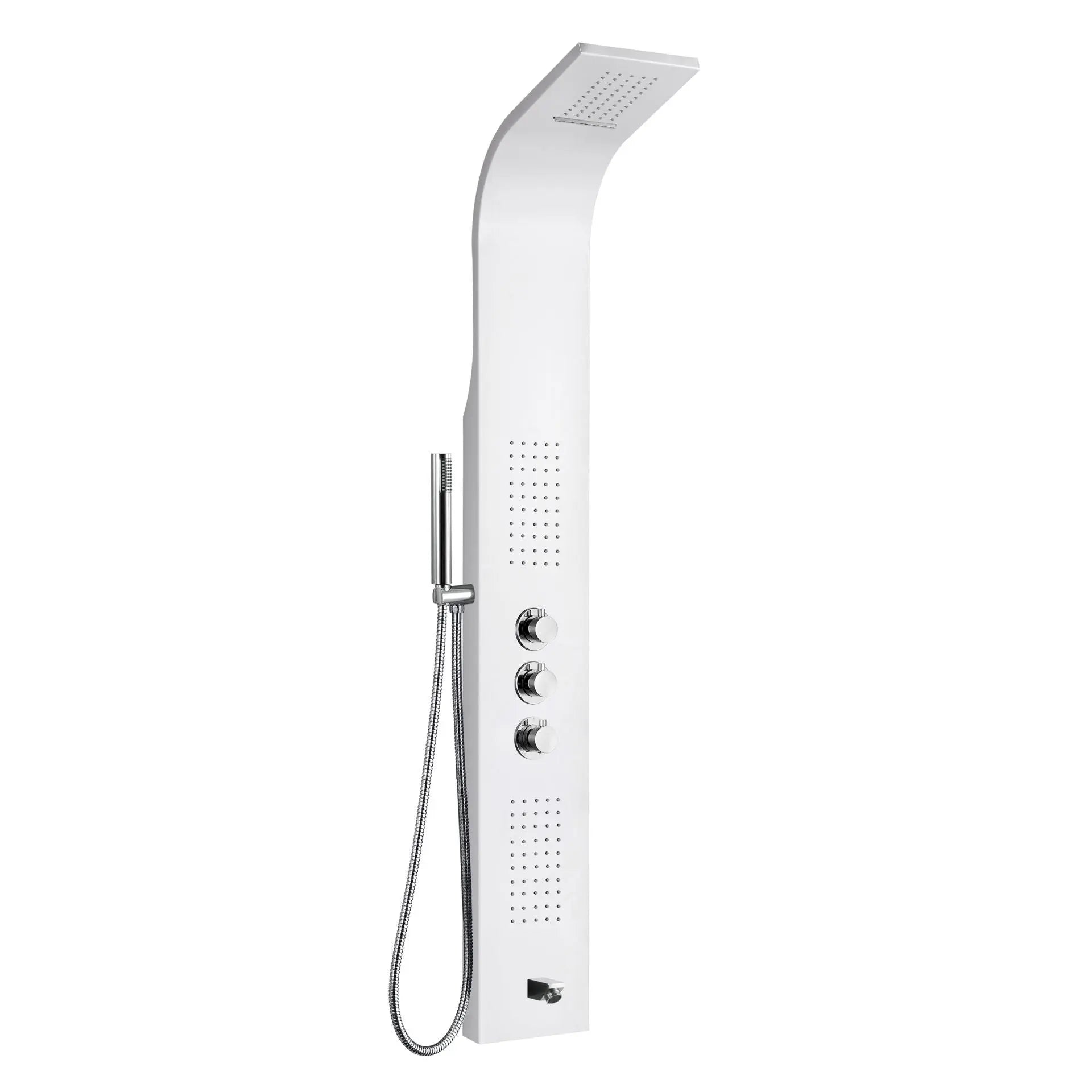 SaniSupreme massage douchepaneel Creavit Aloni 160x20x7 cm wit Sanisupreme