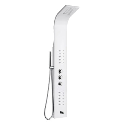 SaniSupreme massage douchepaneel Creavit Aloni 160x20x7 cm wit Sanisupreme