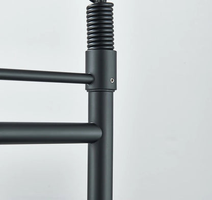 SaniSupreme Milan Keukenkraan met Sproeikop veer en extra uitloop mat zwart