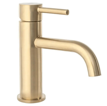 Sanisupreme Milano wastafelkraan Geborsteld Goud