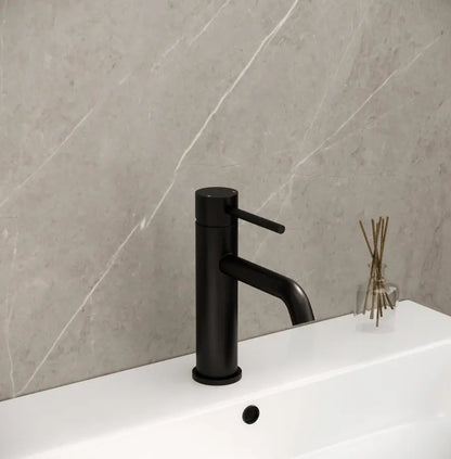 SaniSupreme Milano wastafelkraan Zwart