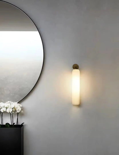 Sanisupreme Moderne Glazen Badkamer Wandlamp Melk Wit