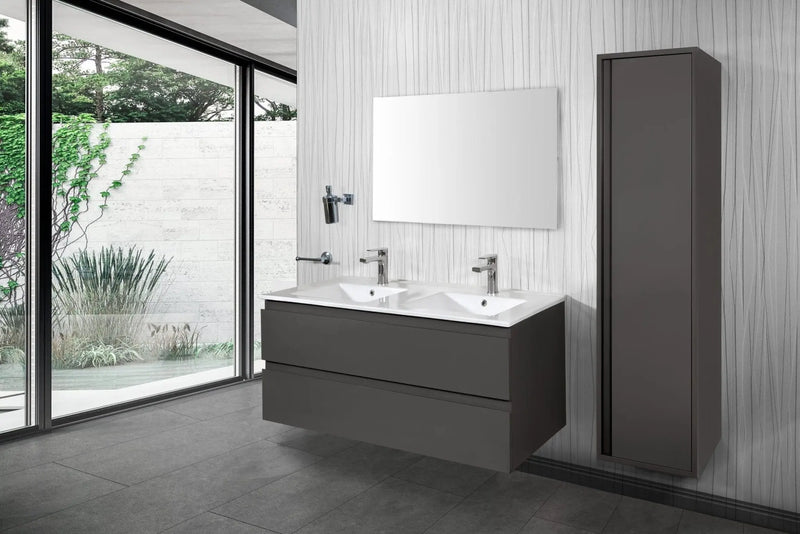 Monaco badmeubel 120 cm antraciet grijs