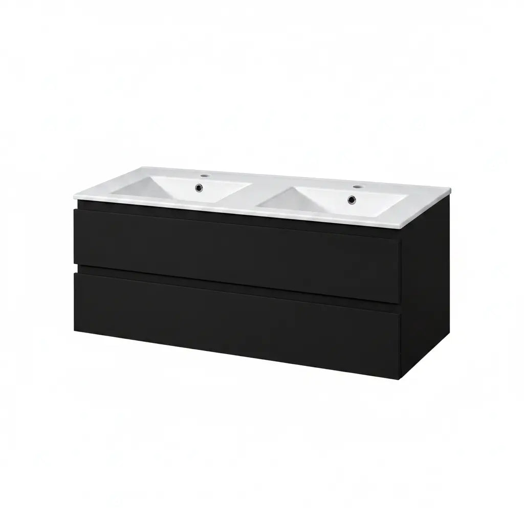 sanisupreme-monaco-badmeubel-120-mat-zwart-keramische-dubbele-wastafel-wit-77383935