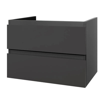 SaniSupreme® Monaco Badmeubel 60 licht eiken keramische wastafel wit