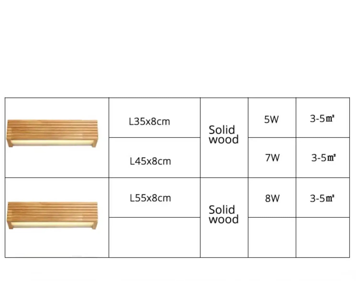 SaniSupreme Nordic Wandlamp Spiegellamp Hout warm licht 45 cm