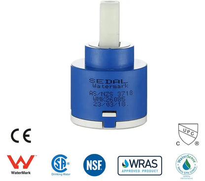 Sanisupreme Palermo Premium Wastafel kraan inbouw 26 cm. met bedieningshandel Chroom Glans