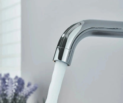 Sanisupreme Palermo Premium Wastafel kraan inbouw 26 cm. met bedieningshandel Chroom Glans