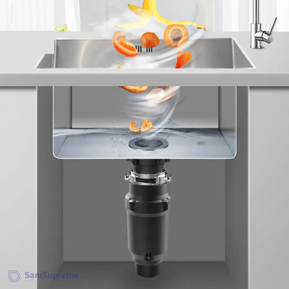 SaniSupreme® Premium Elektrische Gootsteenvermaler Voedselvermaler Keuken Gootsteen Zwart