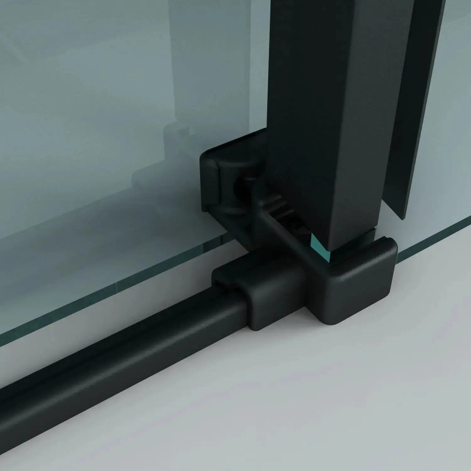 SaniSupreme PremiumLine 3 - delige Douche Schuifdeur met Veiligheidsglas 8mm 80x200cm - RVS