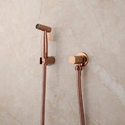 SaniSupreme ProLine Bidet handdouche komplete set glans koper koud water