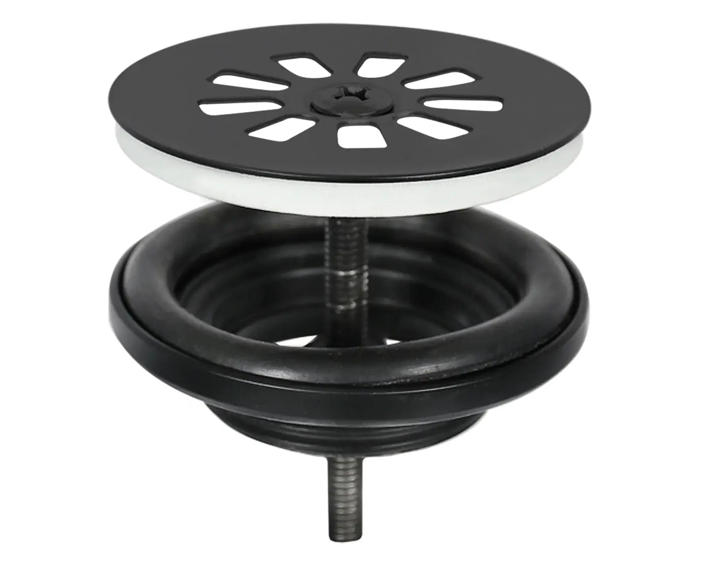 Sanisupreme Ravo fonteinset – Beton donkergrijs – Kraan gebogen mat zwart