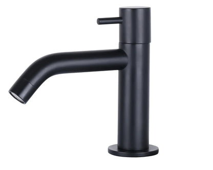 Sanisupreme Ravo fonteinset – Beton donkergrijs – Kraan gebogen mat zwart