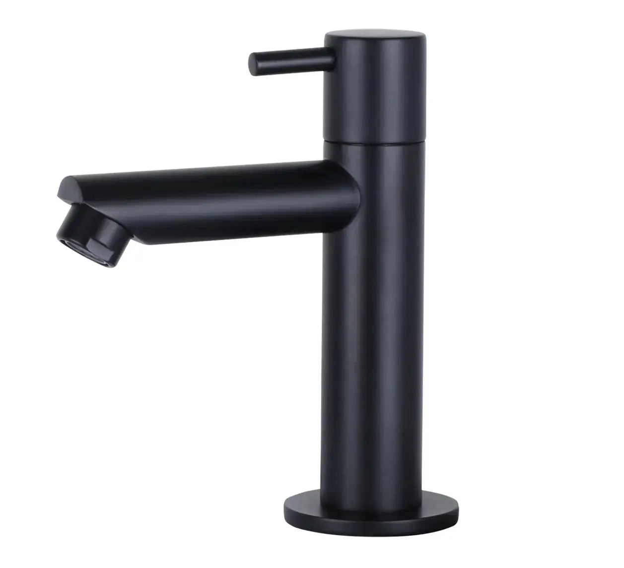 Sanisupreme Ravo fonteinset – beton donkergrijs – kraan recht mat zwart