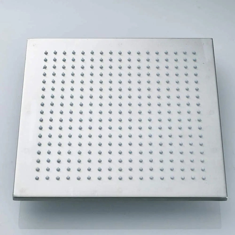 SaniSupreme Regendouche kop Hoofddouche chroom LED vierkant 40 cm 16 inch