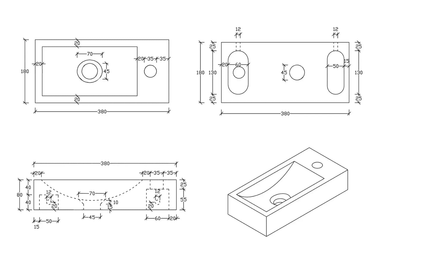 Sanisupreme Ribble fonteinset bombai black – Natuursteen – Kraan gebogen Chroom