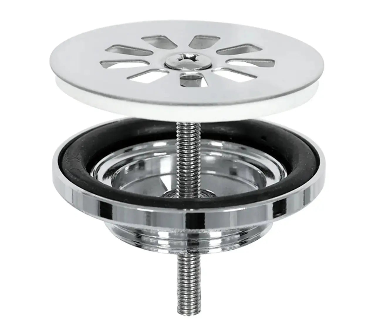 Sanisupreme Ribble fonteinset bombai black – Natuursteen – Kraan gebogen Chroom