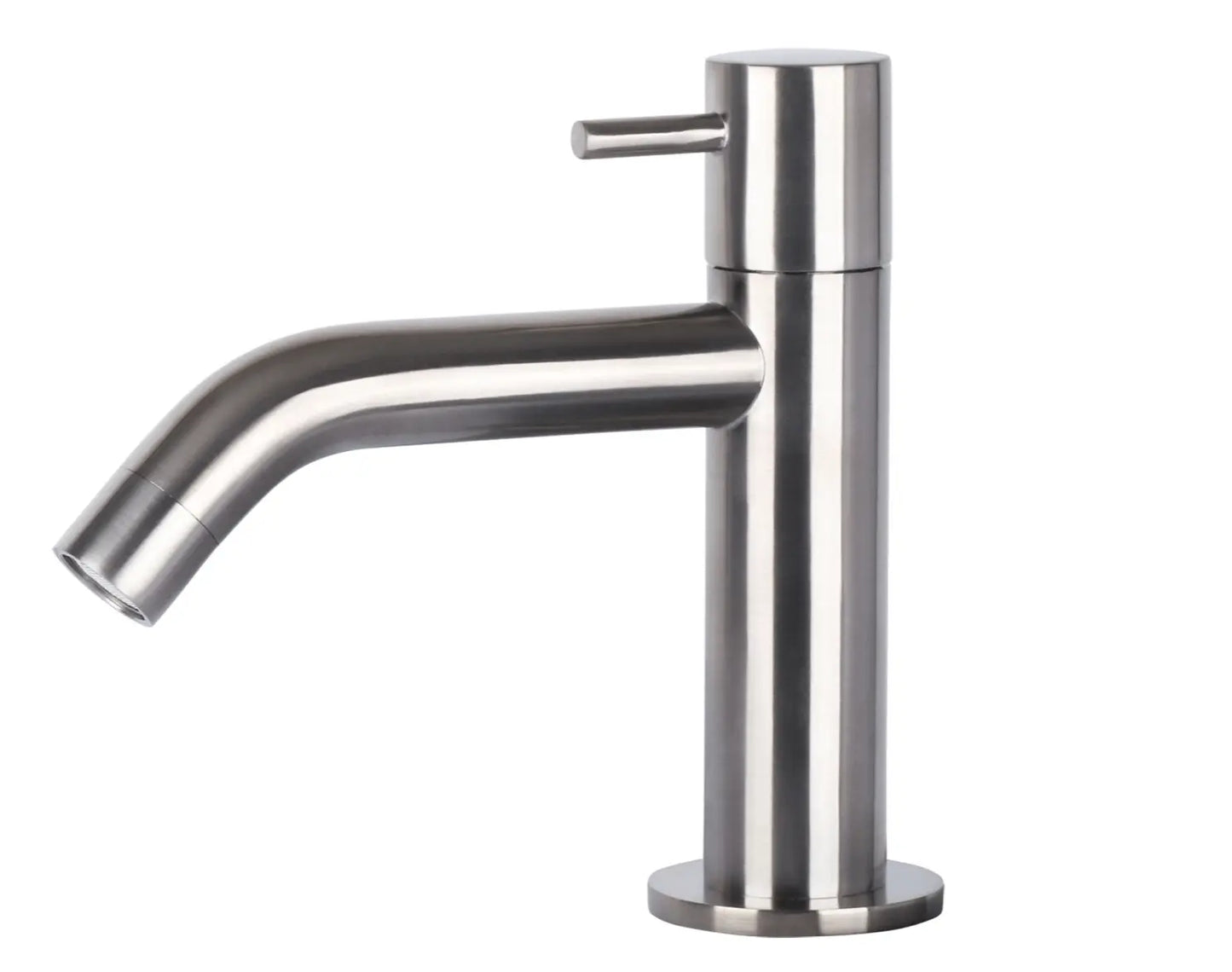 Sanisupreme Ribble fonteinset bombai black – Natuursteen – Kraan gebogen Chroom