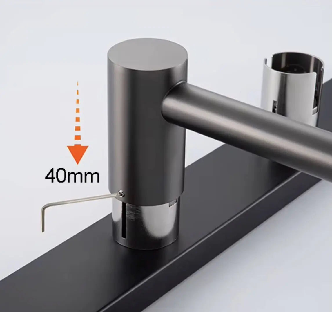 SaniSupreme SlimLine Inbouw Badkamer Elektrische Radiator Handdoekverwarming LCD chroom