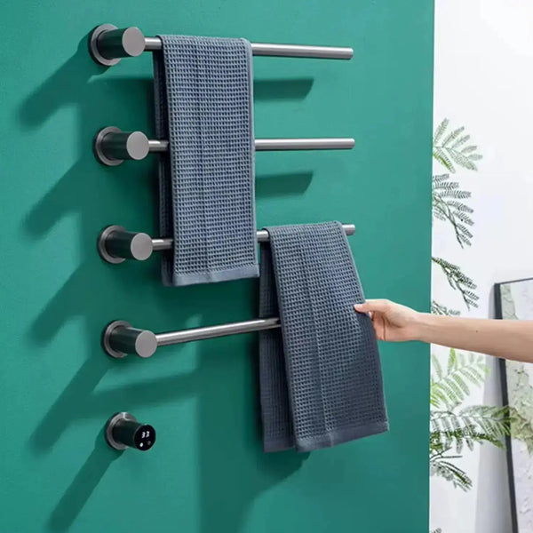 SaniSupreme SlimLine Inbouw Badkamer Elektrische Radiator Handdoekverwarming LCD chroom