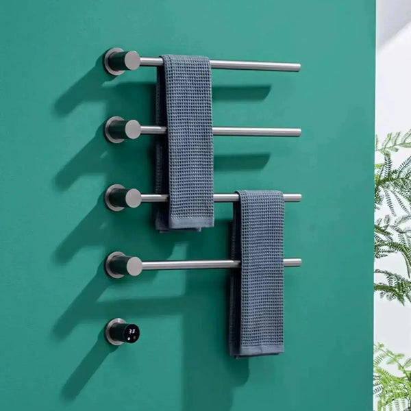 SaniSupreme SlimLine Inbouw Badkamer Elektrische Radiator Handdoekverwarming LCD chroom