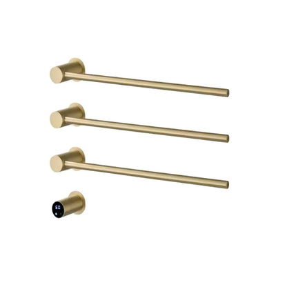 SaniSupreme SlimLine Inbouw Badkamer Elektrische Radiator Handdoekverwarming LCD Goud geborsteld