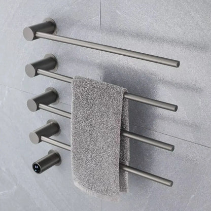 SaniSupreme SlimLine Inbouw Badkamer Elektrische Radiator Handdoekverwarming LCD Gunmetal