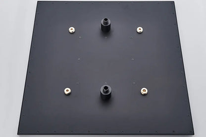 SaniSupreme® SmartPulse LED Plafond Regendouche Plateau Alicante 60 cm vierkant mat zwart