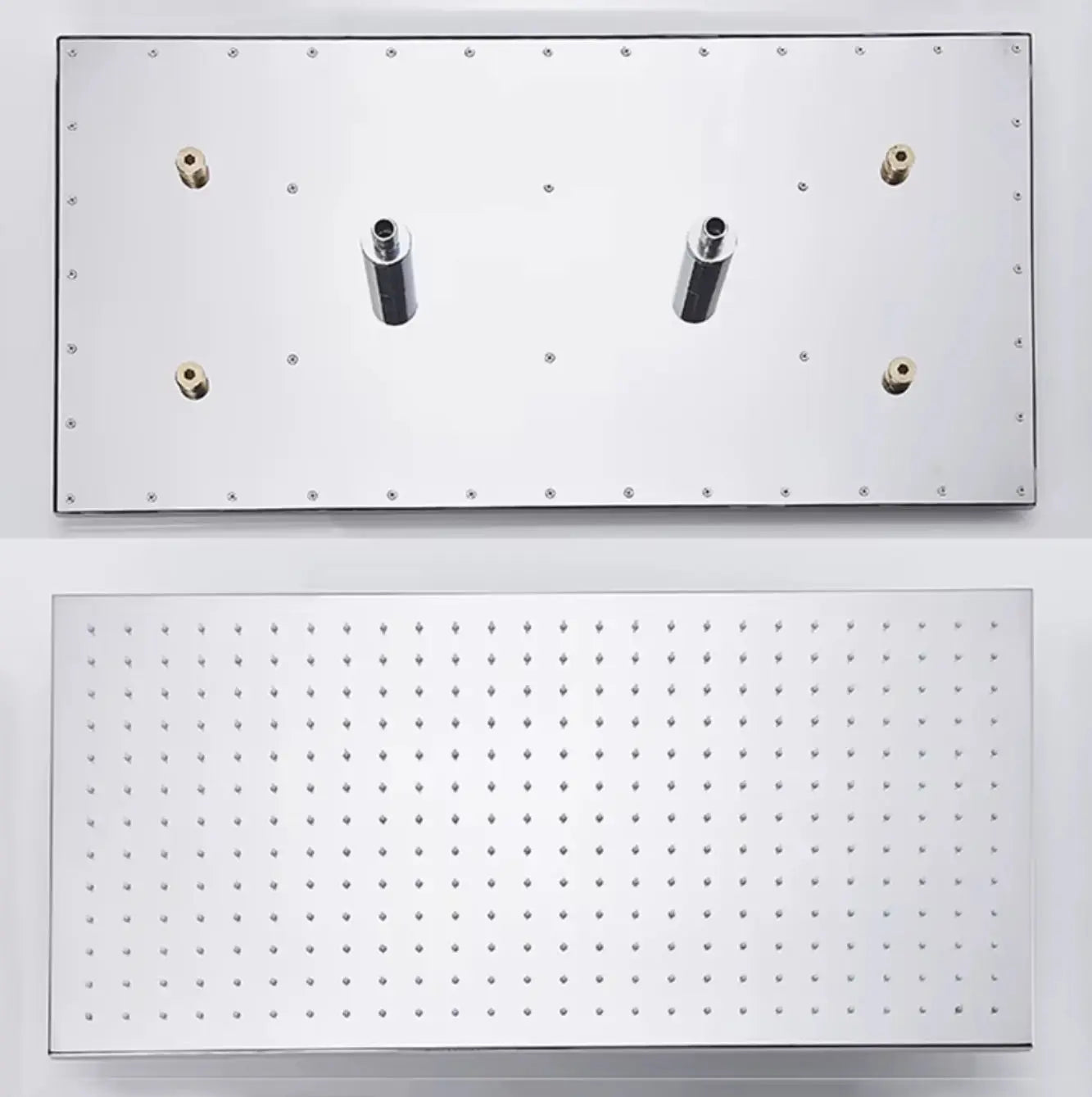 SaniSupreme® SmartPulse Plafond Regendouche Plateau Alicante 40x80 cm chroom glans