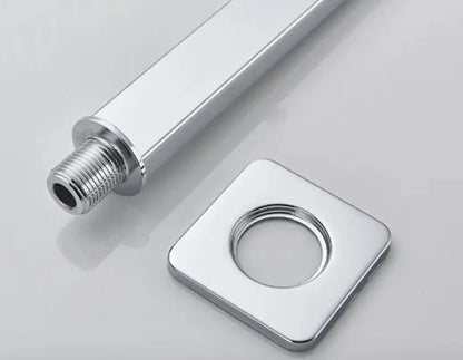 SaniSupreme® SmartPulse Plafond Thermostatische Doucheset Alicante 2 weg 40x80 cm regendouche Chroom Glans