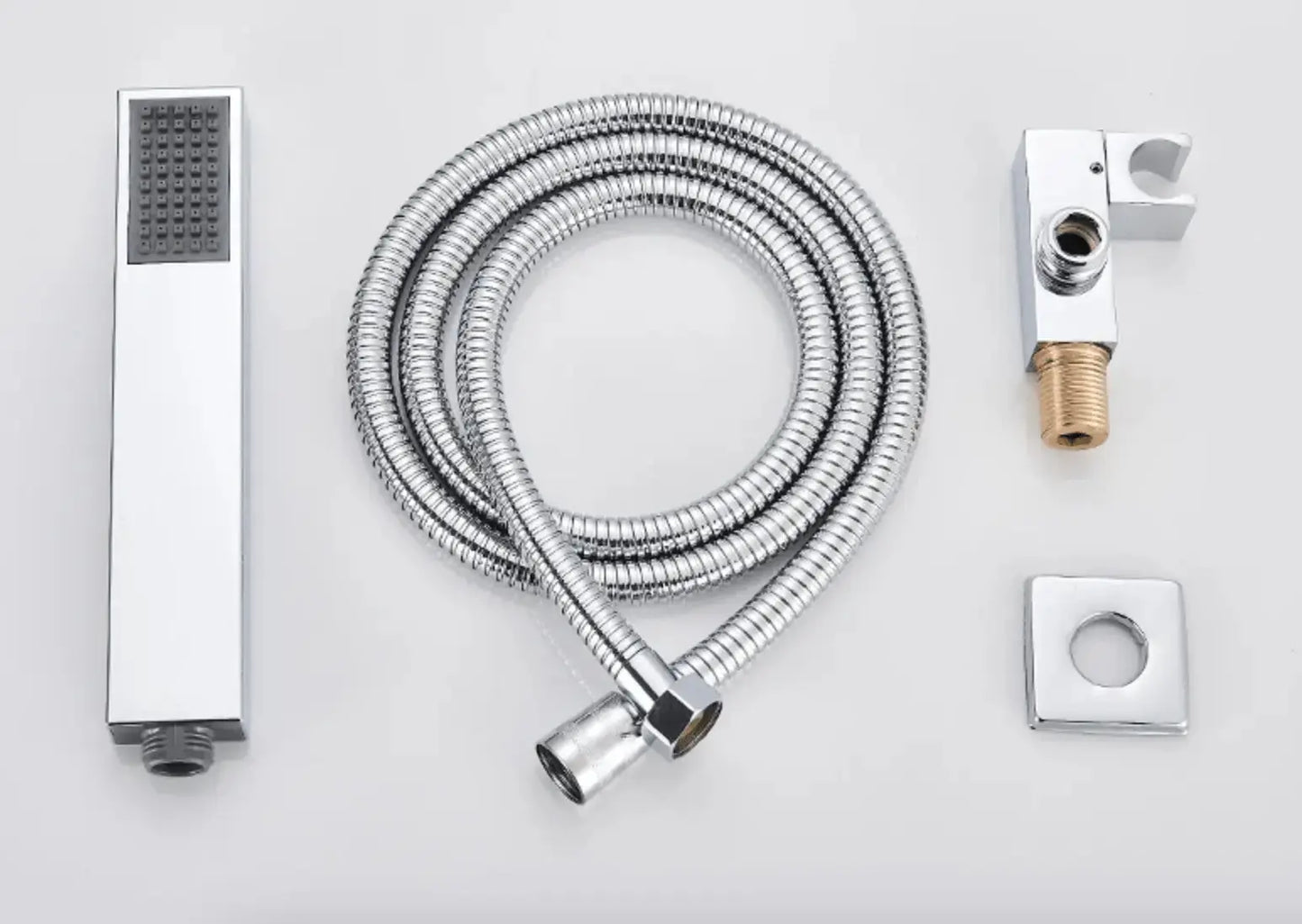 SaniSupreme® SmartPulse Plafond Thermostatische Doucheset Alicante 2 weg 40x80 cm regendouche Chroom Glans