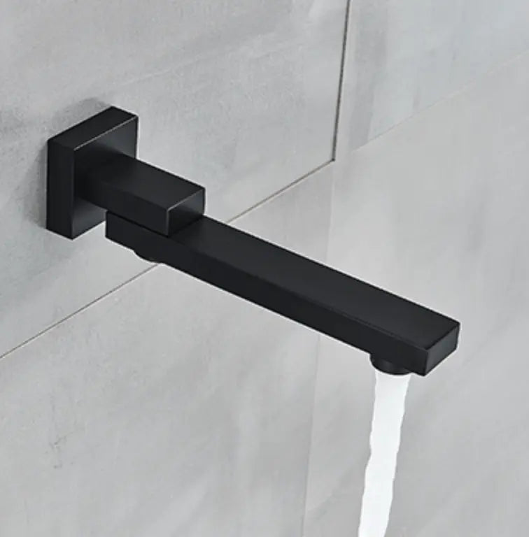 SaniSupreme® SmartPulse Plafond Thermostatische Doucheset Alicante 3 weg 40 cm regendouche vierkant mat zwart