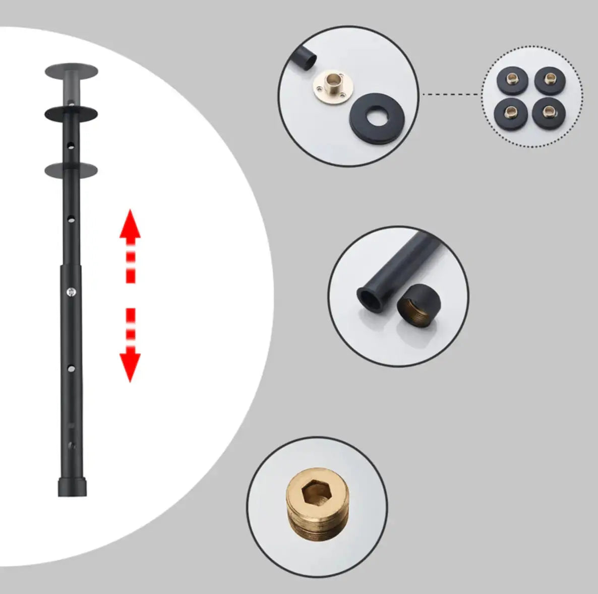 SaniSupreme® SmartPulse Plafond Thermostatische Doucheset Alicante 3 weg Waterval 40x80 cm regendouche Chroom Glans