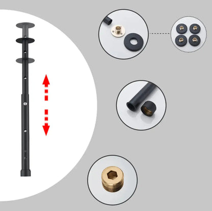 SaniSupreme® SmartPulse Plafond Thermostatische Doucheset Alicante 3 weg Waterval 40x80 cm regendouche Chroom Glans