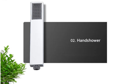 SaniSupreme® SmartPulse Wand Thermostatische Doucheset Alicante 2 weg 40 cm regendouche vierkant chroom glans